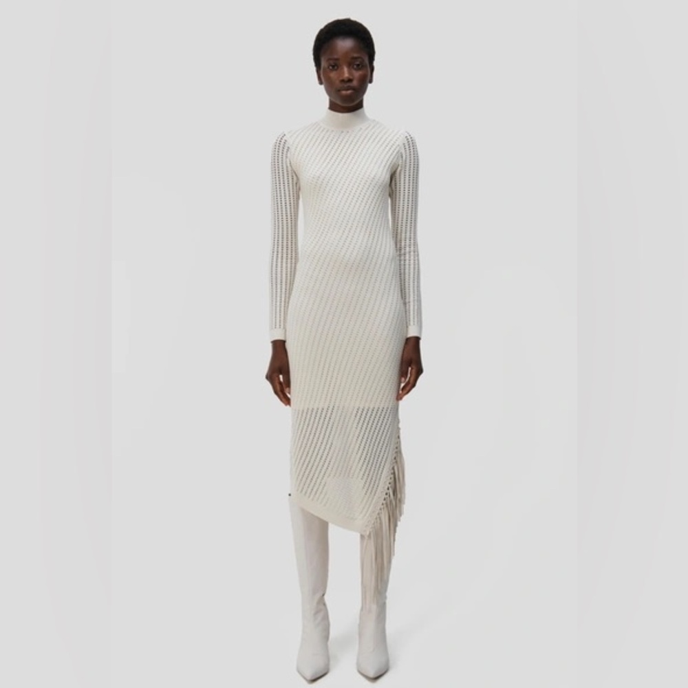Simkhai Gilda eyelet ivory Cream Knit Dress